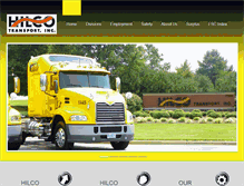 Tablet Screenshot of hilcotransport.com